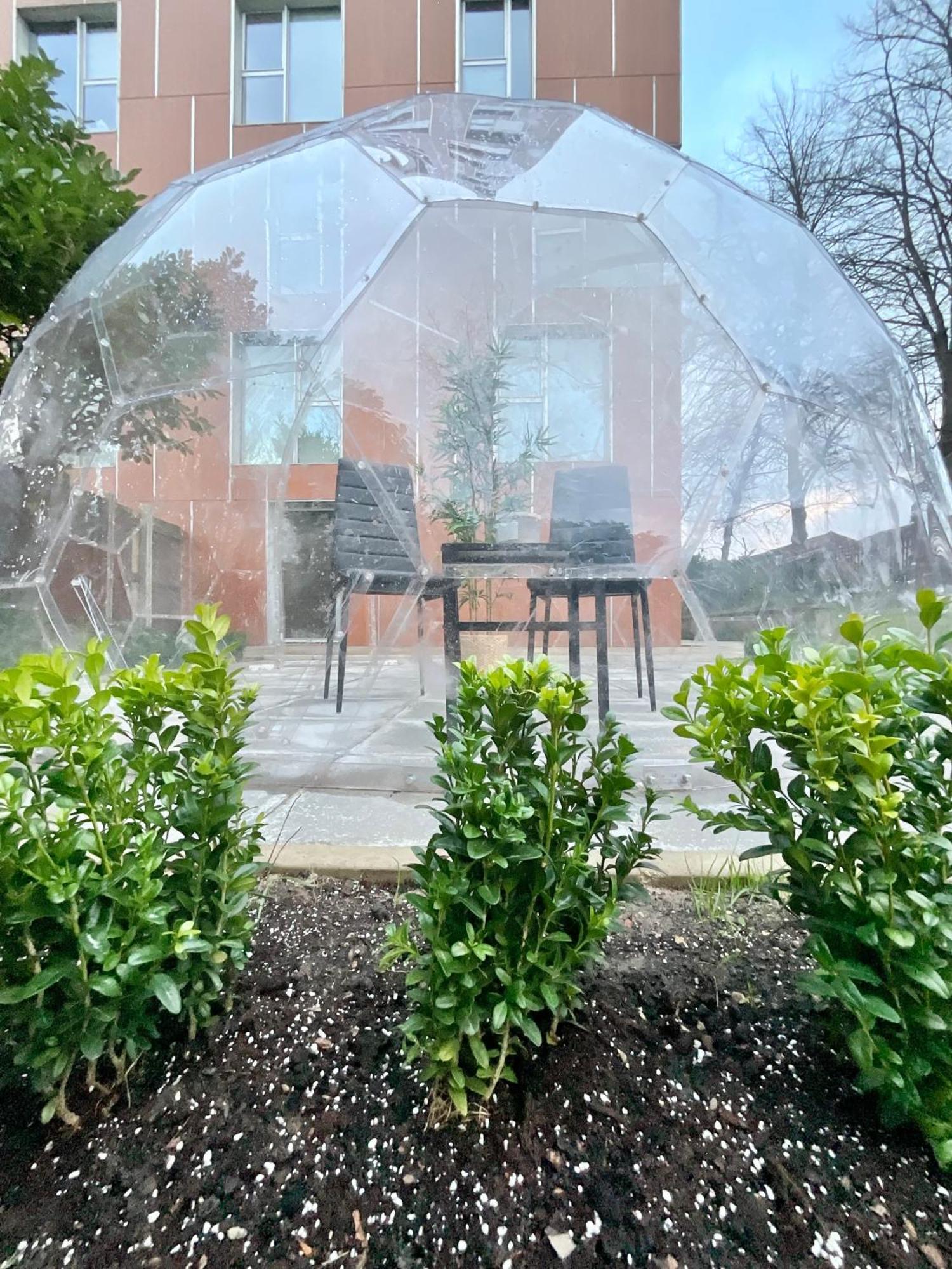 Private Garden Apartment With Geodome Манчестер Экстерьер фото